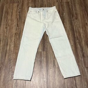 Levi's Wedgie Straight Leg Jeans Women's 27 Button Fly Light Wash Classic Denim